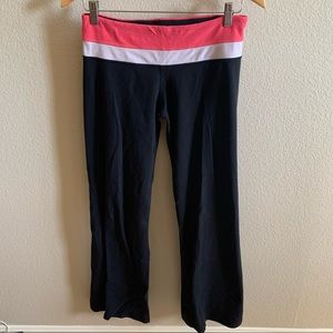 Lululemon Black Wide Leg Yoga Pants